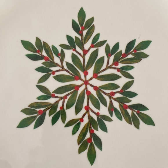 Melamine Holiday Salad/Appetizer Plates. Set of 4. - Picture 3 of 9